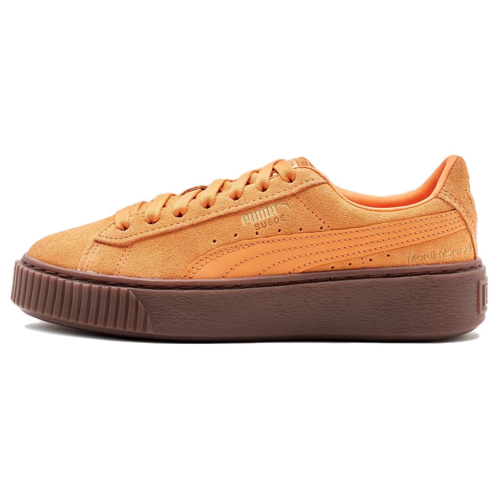 PUMA x Mardi Mercdi Suede Platform  Orange Brown  Men s 396259-02 EU 38.5