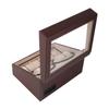 Watch Winder for 4 Automatic Watches 6 Grids Watch Storage Case Quiet Motor