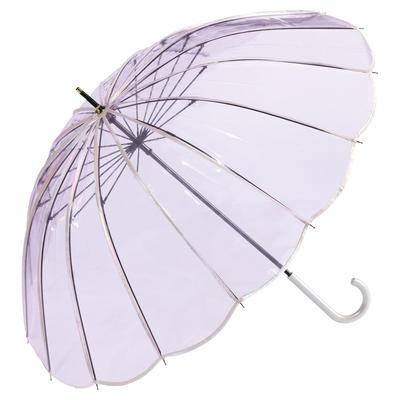 Meerjungfrau Lang 55cm Perfekt für und Stilvoll und Niedlich für Perlen- und Muscheldesign mit Funkelnden Perlenknöpfen Wpc. [Vinylschirm] Regenschirm,