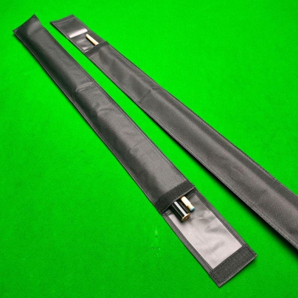 1/2 or 3/4 Split Billiard Cue Storage Bag Adjustable Foldable Billiard Cue Dust Cover Wear-resistant Anti-scratch