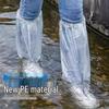Waterproof Non-Slip Transparent Rain Shoe Covers - Durable, Thickened, High-Top Overshoes