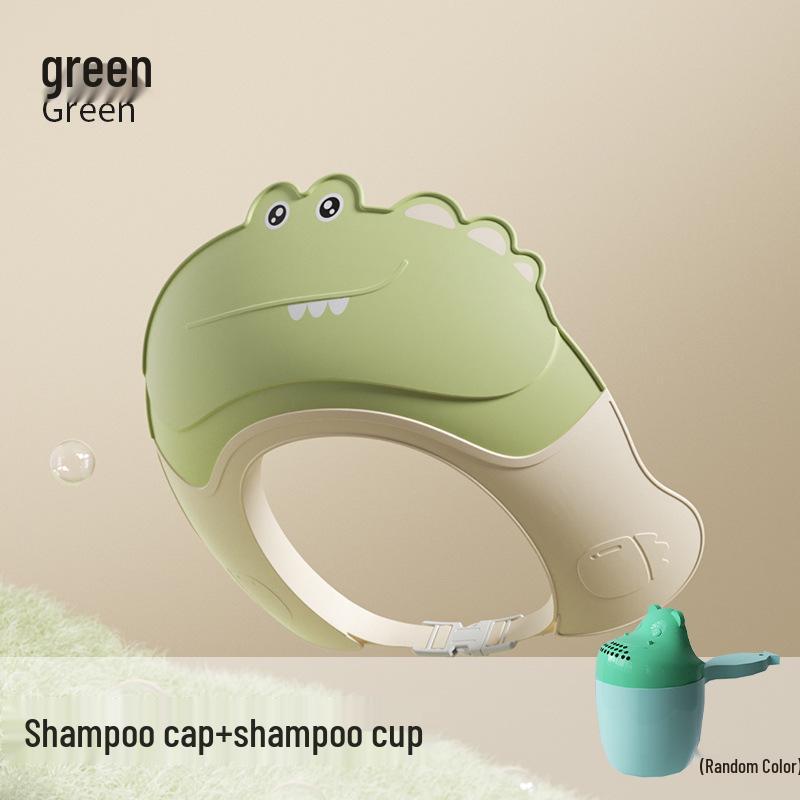 Visera Impermeable para Champú y Gorro de Baño para Niños