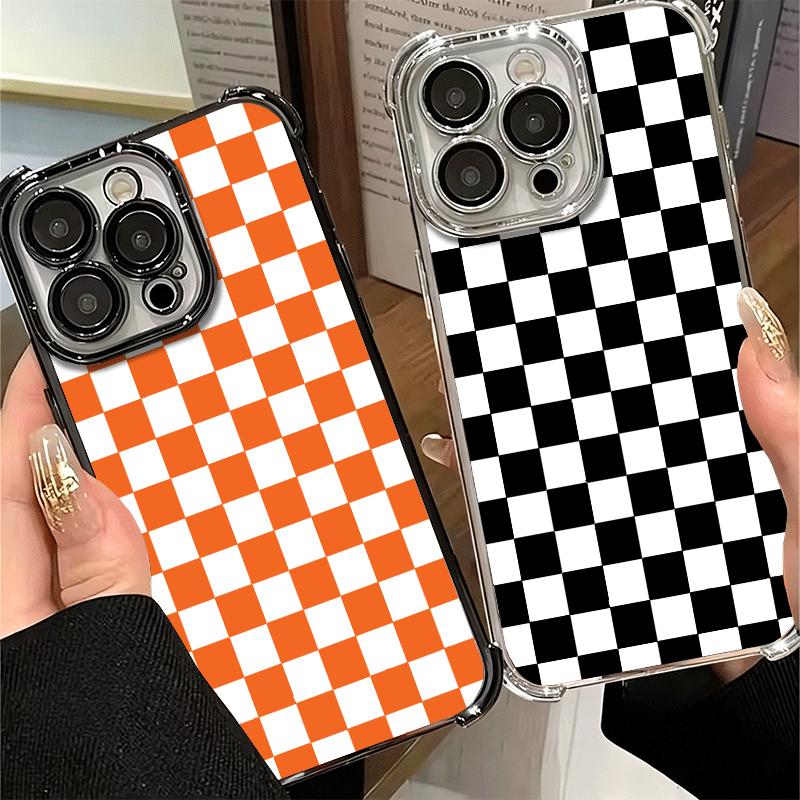 Retro Classic Chess Board Grid Soft Phone Case For Xiaomi Poco X7 X8 Pro Max X6 X5 X3 F8 Ultra F7 M8 M7 M5S Redmi 15C 15A 15 14C