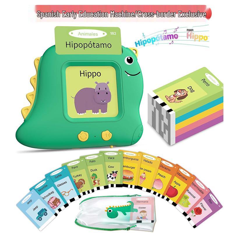 

Bilingual Dinosaur Card Machine: Children s English-Spanish Learning Toy