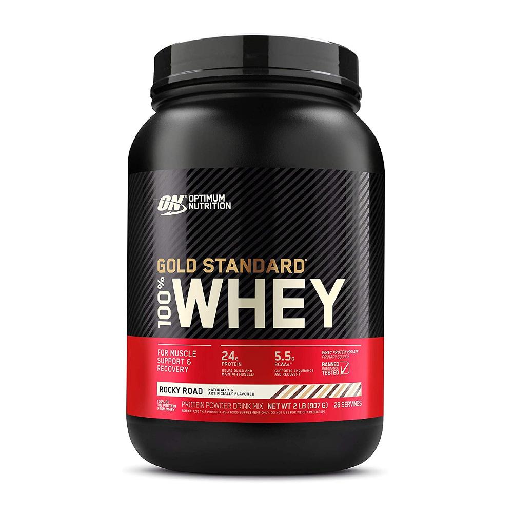 

Gold Standard 100% Whey Protein Powder Drink Mix Rocky Road 28 Servings, 2 lb