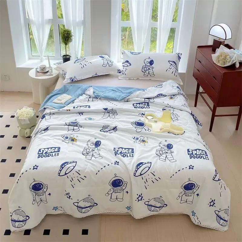 Smooth Air Conditioning Comfortable And Lightweight Summer Quilt Cover Set Soft Brushed Microfiber Duvet Cover Bedding Set