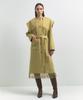 Outshell Fringe Handmade Wool Coat Yellow
