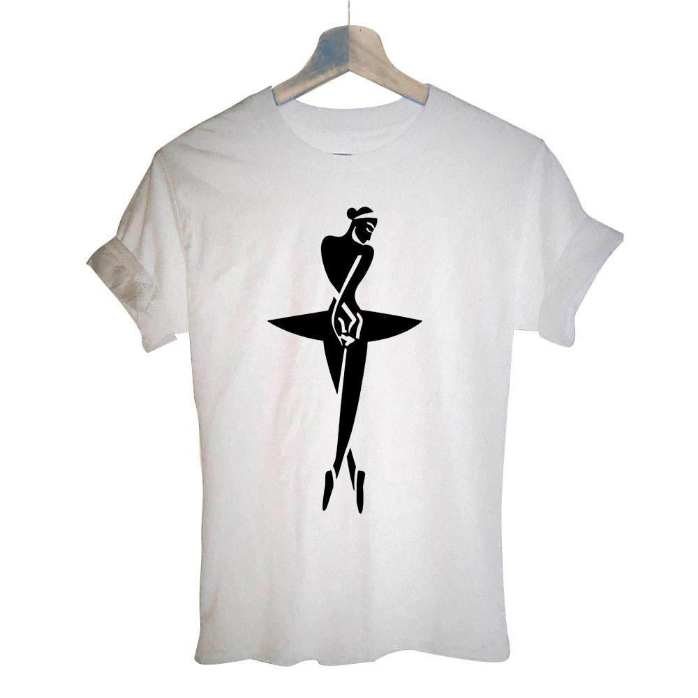 Ballet Dancer Harajuku T Shirt Funny T-shirt Women Tops Oversized T Shirt Graphic T Shirts Aesthetic Clothes
