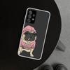 Cute Pug Dog Phone Case Cover For Samsung Galaxy A12 A22 A32 A52 A72 A02S A51 A50S A31 A20S A10S Note 20 Ultra 10 Plus Galaxy A5