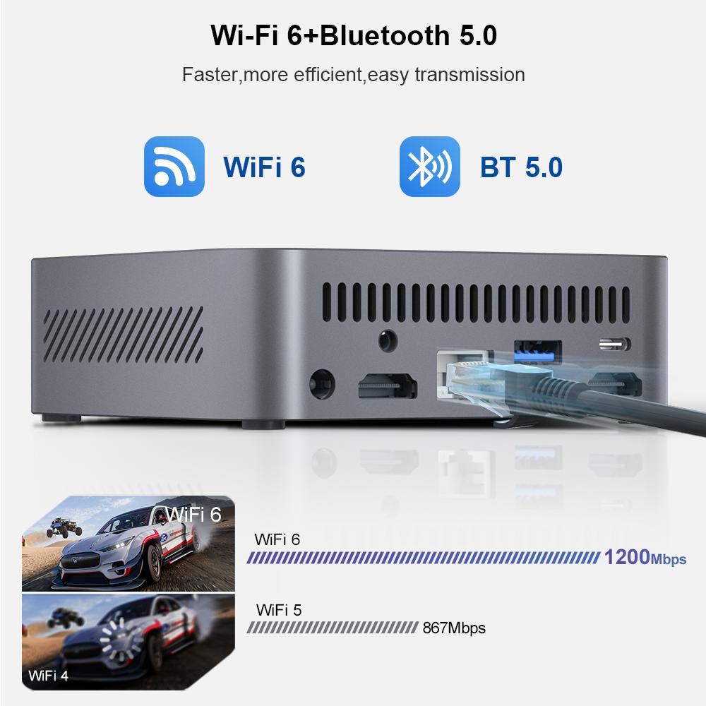 Mini-PC Ninkear M7 16G+512G SSD AMD 7430U AMD Radeon Grafik Windows 11 PRO