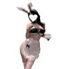 Sexy lingerie flirting pajamas small breasts maid outfit bunny uniform suit bed free of temptation