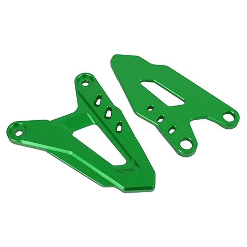 Rearset Footrests Pedal Rear Heel Guard Plates For Kawasaki NINJA 400 Z400 Ninja 250 Z250 2018-2025 Foot Pegs Protector Cover