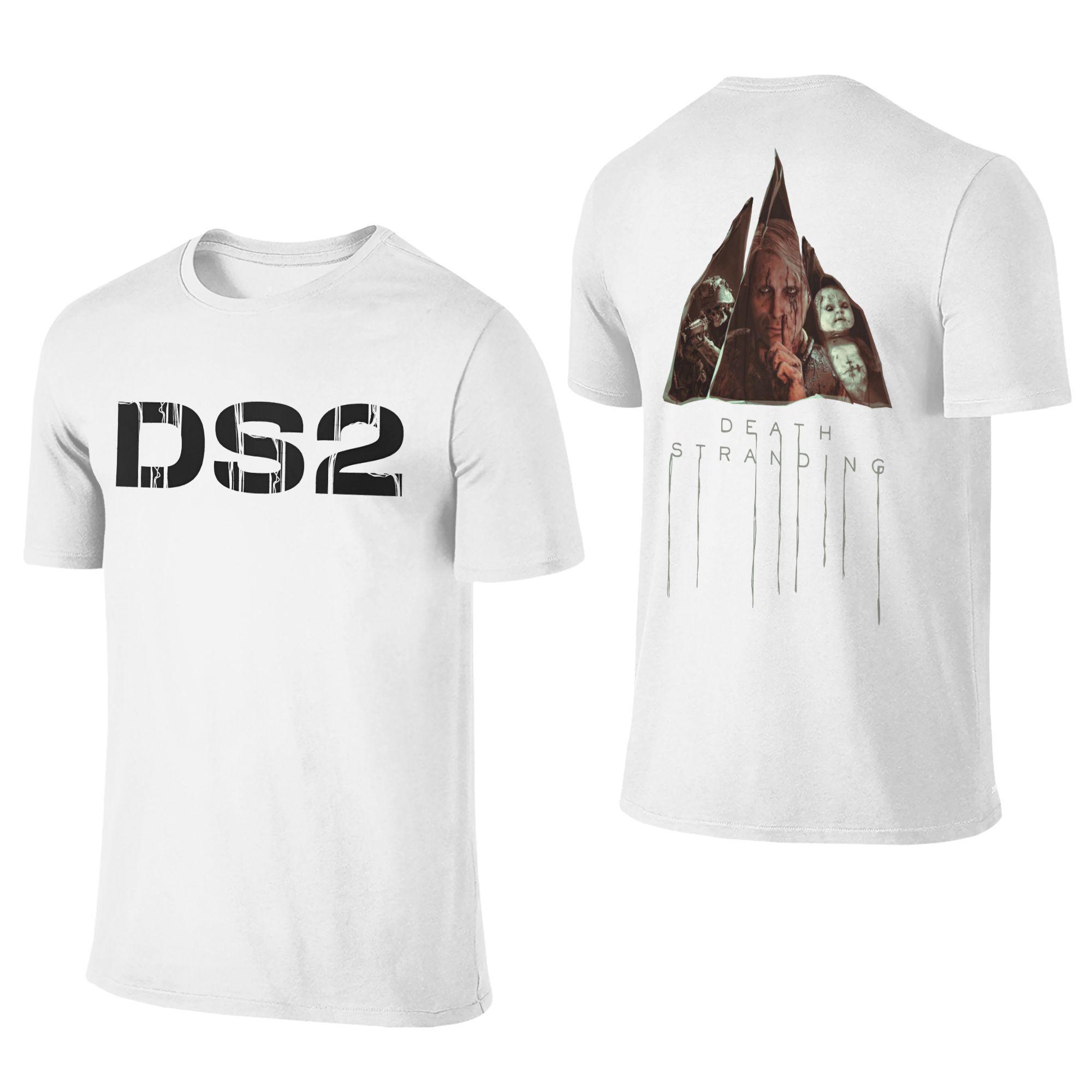 

2025 Death Stranding 2 Новые футболки Серии Мужские Женские Видеоигра 100% Хлопок Футболки Короткий Рукав Футболка Двусторонняя 4XL 5XL 6XL Топы 4XL