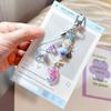 Süße Lila Muschel Stern Delfin Schlüsselanhänger Perlen Schlüsselanhänger Handy Kette Rucksack Tasche Anhänger Charme Auto Schlüssel Dekoration Zubehör
