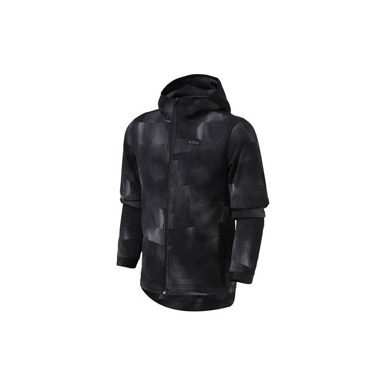 Nike Sportswear Swoosh Graphic Long Sleeve T-Shirt Black AV5897-010 M