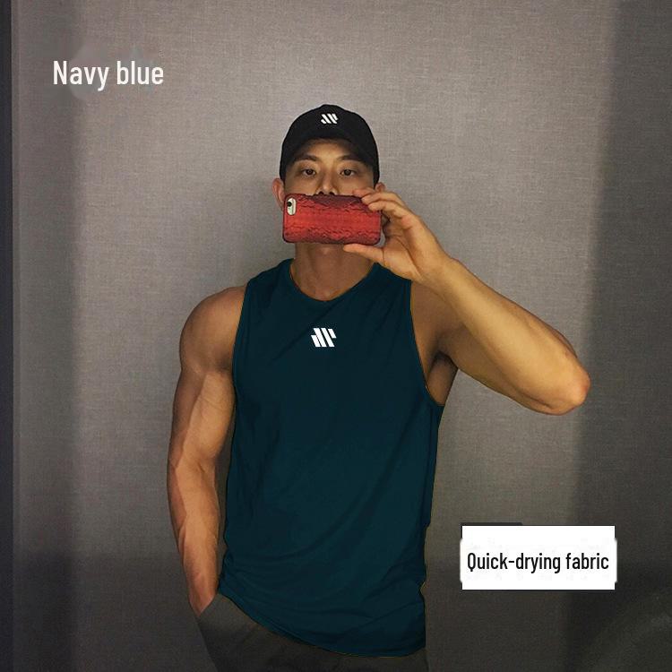 

Мужской быстросохнущий жилет для фитнеса без рукавов L