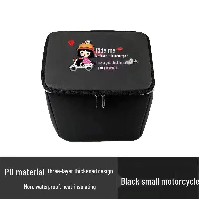 Electric Scooter Basket Liner - Waterproof, Snowproof, Universal Fit with Lid