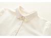Autumn & Winter Pure Cotton Brushed Doll Collar Women's Solid Color Base Layer Shirt 8380