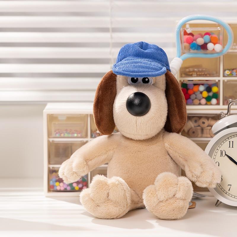 Cartoon Wallace En Gromit Pluche Speelgoed Anime Wallace&Gromit Puppy Knuffel Poppen Pinguïn Hanger Kinder Verjaardagscadeau brown