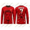 Ronaldo 7 SIU Fotbalový dres Klasický vzor Fotbalové sportovní tričko s dlouhým rukávem pro muže i ženy Děti, Fanouškovský dárek