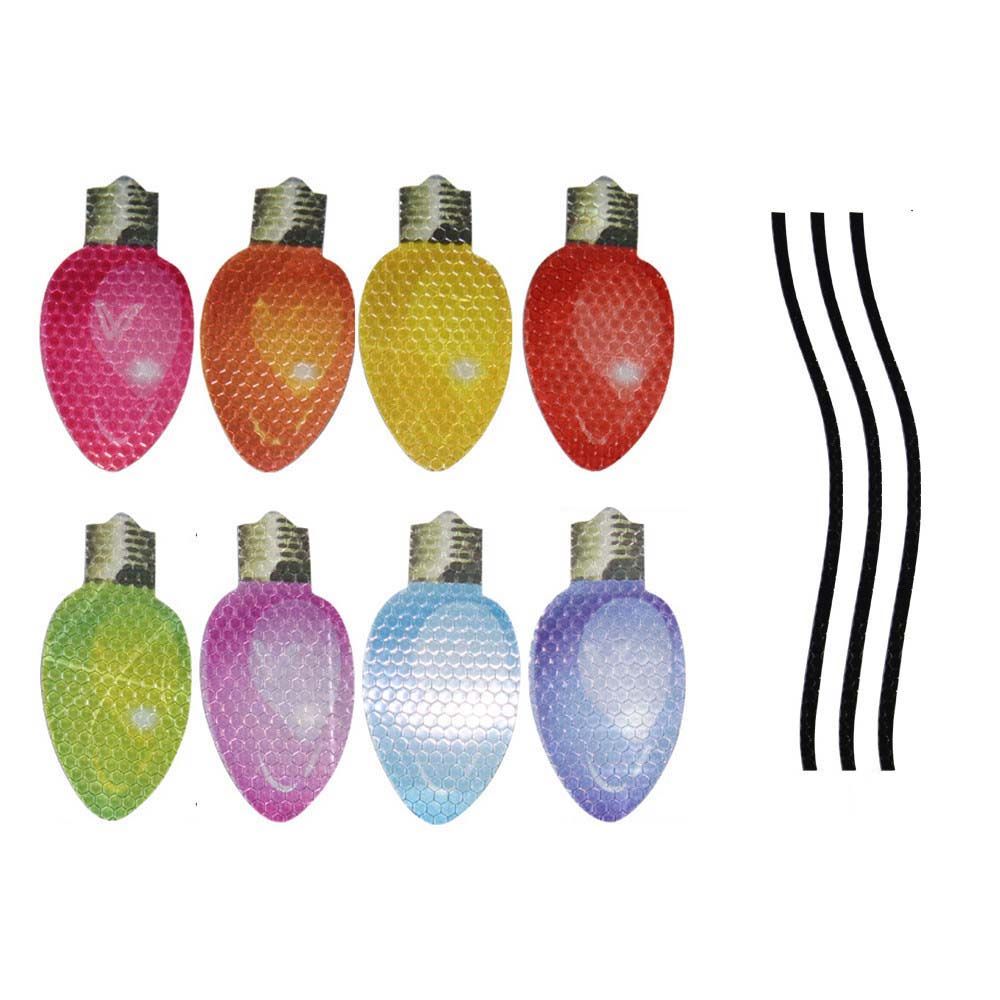 

Внешние аксессуары Автомобильные магнитные светоотражающие наклейки для стайлинга автомобиля Рождественские наклейки из ПВХ 01