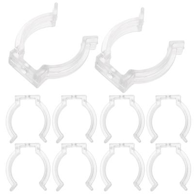 20 stuks Plastic Buislamp Clip voor T8 LED Fluorescentielampen Stevige Greep Geen Schudden Ontwerp Uniforme Heldere Verlichting Binnen Buiten