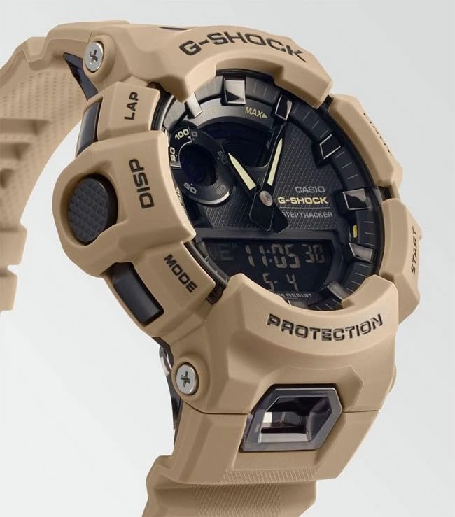 CASIO G-SHOCK G-SQUAD GBA-900UU-5A Men's Watch Bluetooth Fitness Tracker Khaki 200M