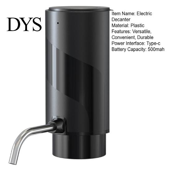 Fast Wine Decanter Electric Durable Rechargeable Aerator Dispenser Automatic Pourer for Home Party Breather