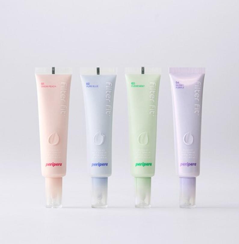 Peripera Filter Fit Milk Tone-Up Cream 35ml – Color Correcting Skincare (4 Types)