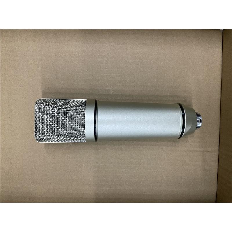 Top Studio Metal U87 Condenser Microphone Professional Cardioid Studio Mic for Recording Podcasting Voice Over Streaming Home  A