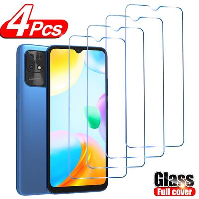 4PCS Screen Protector for Redmi 10C Plus 10A 10 9T 9C 9A 9i 9 12C K60 Pro HD Tempered Glass For Redmi 8A 8 K40 K50 Pro