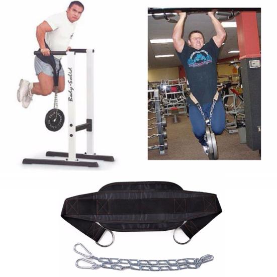 Пояс для силовых тренировок с цепью, регулируемый, для тренажерного зала, фитнеса, тренировок, талии, подтягиваний