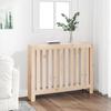 Radiator Cover - VIDAXL - 108.5x19x84 Cm - Solid Pine Wood - Modern Design - Practical Shelf