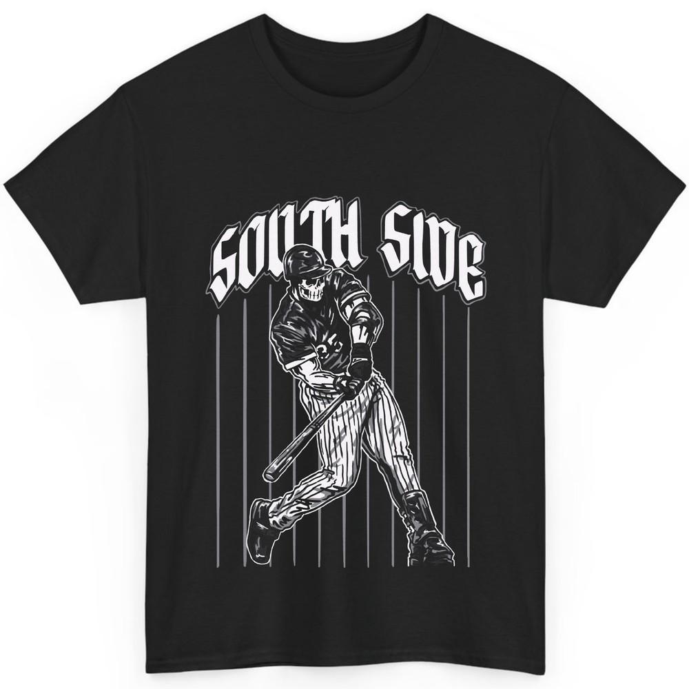 

SOUTH SIDE White Sox Skeleton - Warren Lotas Style T-shirt 2XL