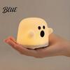 Funny Cartoon Atmosphere Lamp Ghost Night Light Touch Control Dimmable Bedside Lamp USB Rechargeable Squishy Ambient Travel Friendly Light