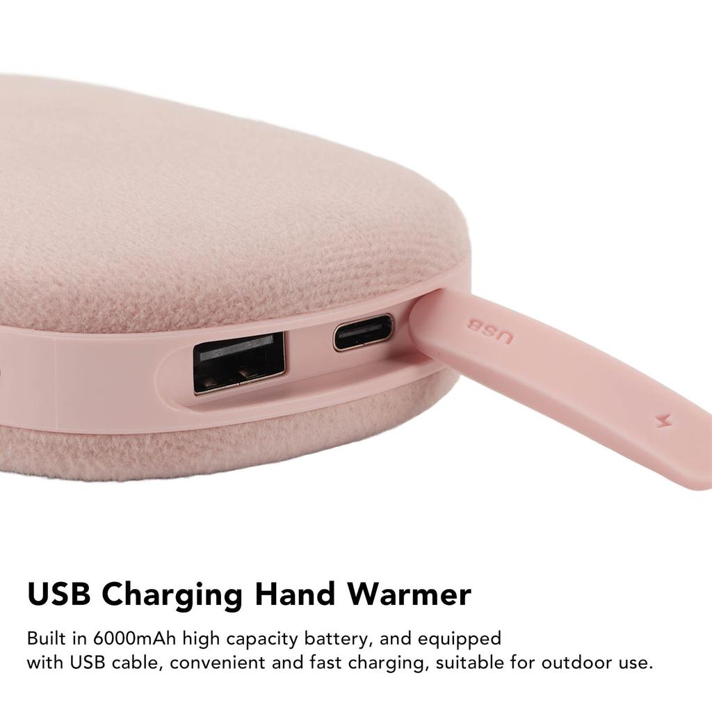 Hand Warmer Power Bank 10000mAh 2 in 1 Fast Hting Portable Rechargble Electric Digital Display Hand Warmer