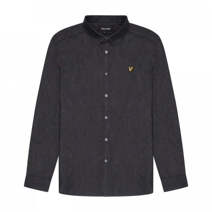 Lyle & Scott Mens Denim Button-Down Shirt
