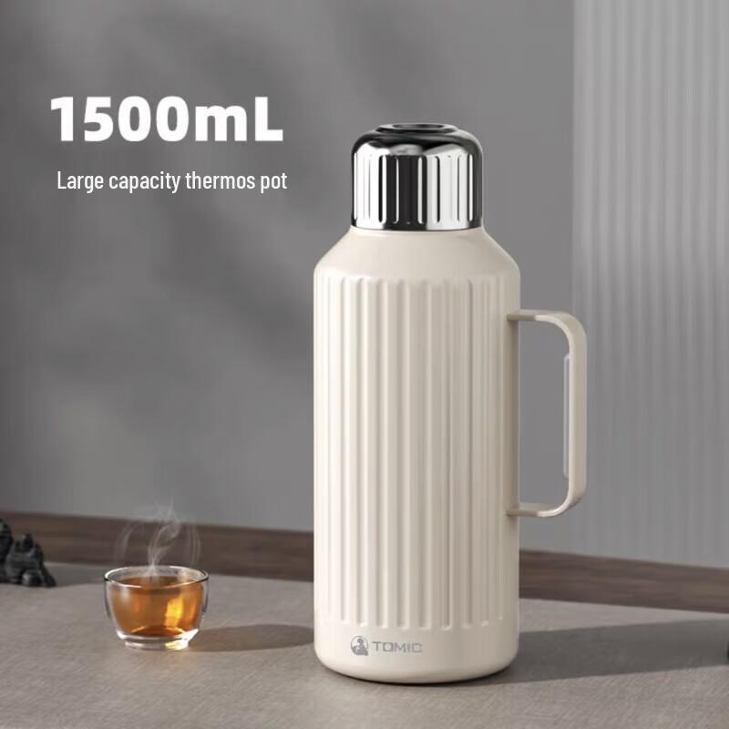 TOMIC 1.5L Insulated Teapot with Temperature Display