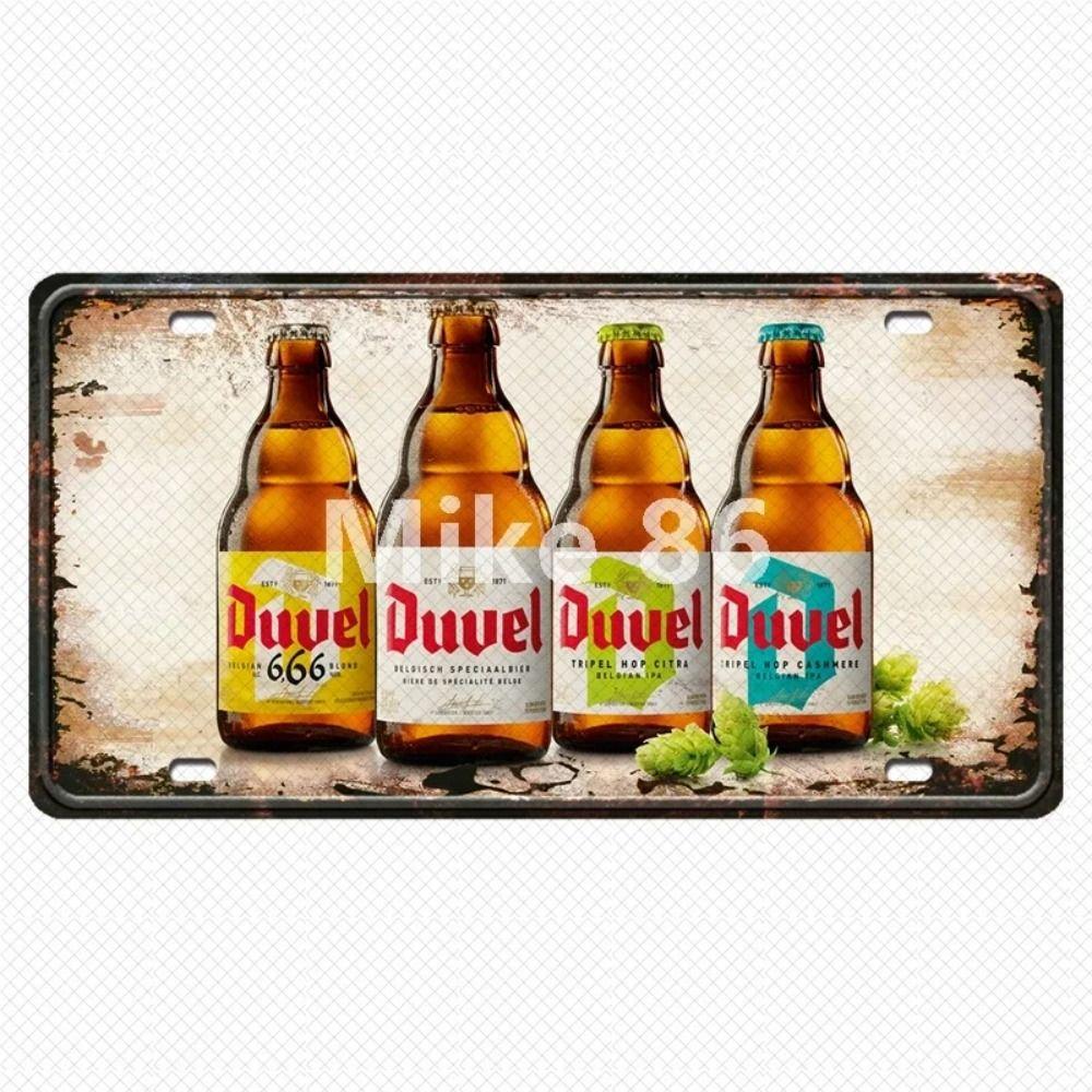 Ölplåtskylt Vintage Väggdekor 15x30cm