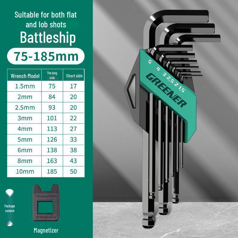 Automatic Combination Hex Wrench and 6-Point Screwdriver Set