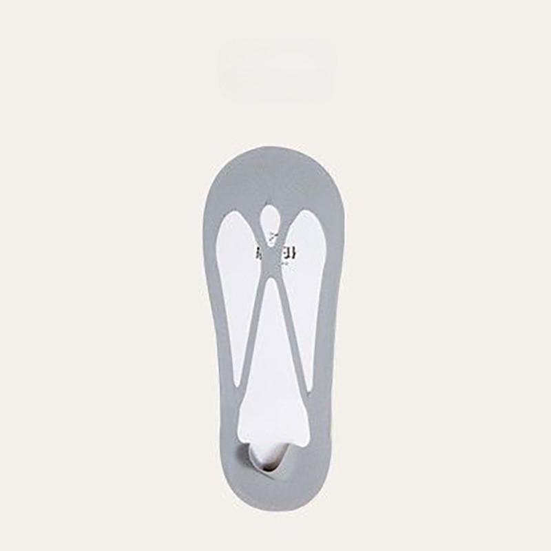 Summer Cross-sling Boat Socks Thin Ice Silk Invisible Socks Silicone Anti-slip Cotton Bottom Shallow Mouth Socks