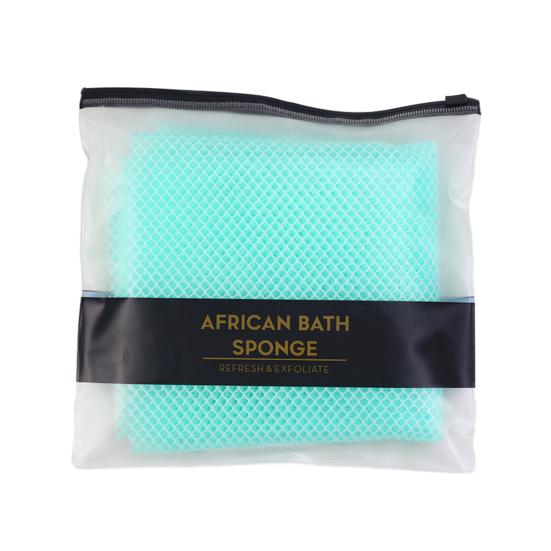 Bath Net Exfoliating Towel African Mesh Sponge Quick-Drying Bright Color Long Soft Nylon Bath Body Scrubber
