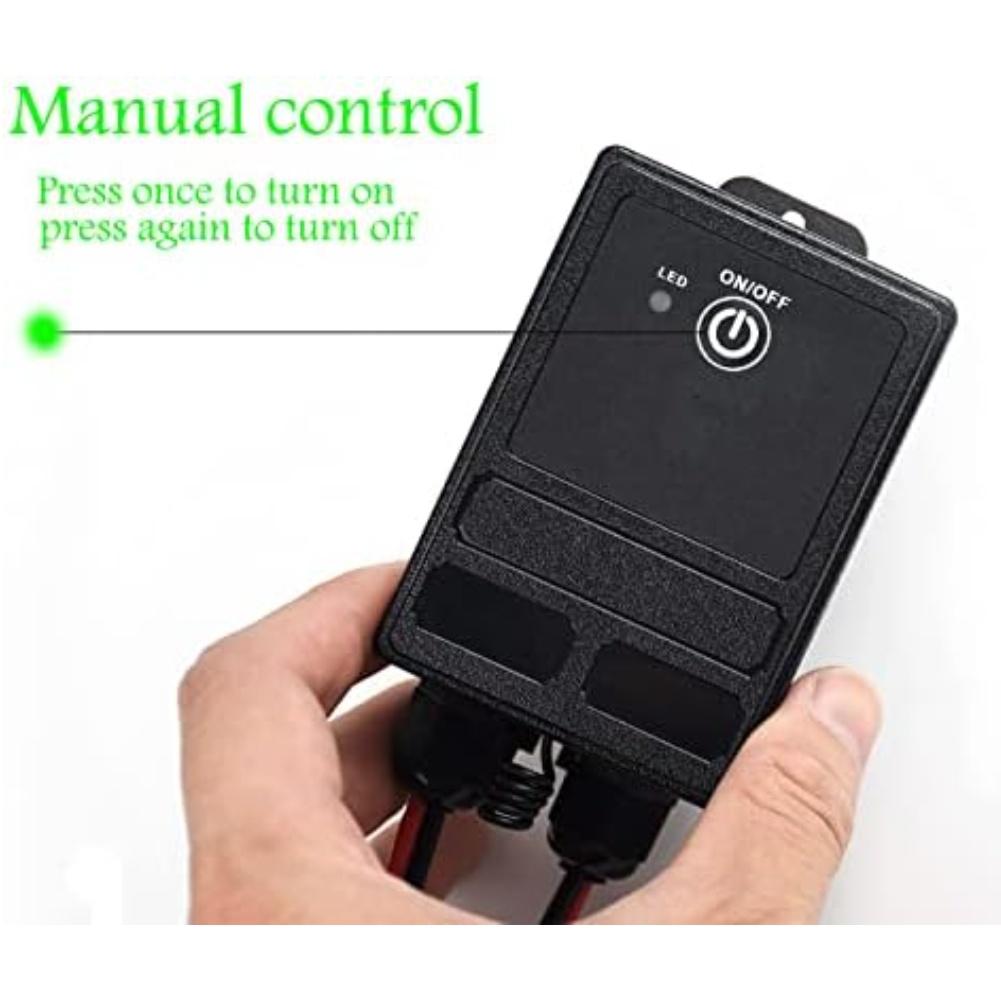 12V Wireless Remote Control Relay Switch DC12V-72V For Electrical Equipment Outdoor Lights Motors Easy Installation