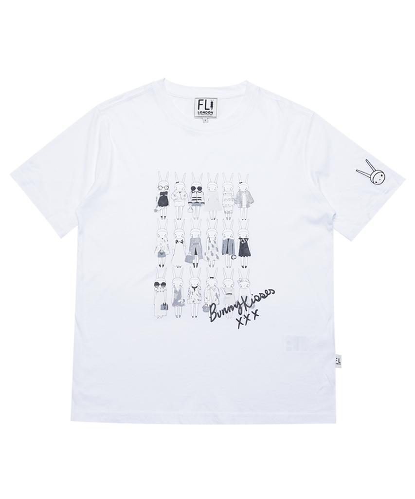 Pipilapin Drawing Of Pipis Wearing Women'S Dresses Basic T-Shirt/Fs2Wts08W Pink