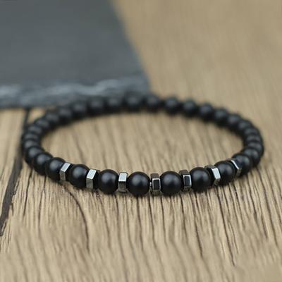 Nouveau Bracelet Strand Oeil de Tigre Pierre de Lave 6mm Pour Hommes 6 Couleurs Disponibles Hématite Méditation Guérison Bracelet Accessoires de Sport
