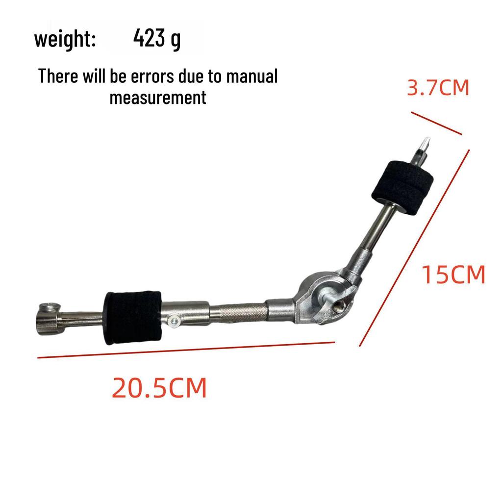 Percussion Jazz Drum Stack Cymbal Clamp & Hi-Hat Extension Stand