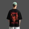 Pokémon Anime Printed Moltres Oversized Black Tshirt Flame Design Men and Women Breathable High Quality Short Sleeve Tshirt