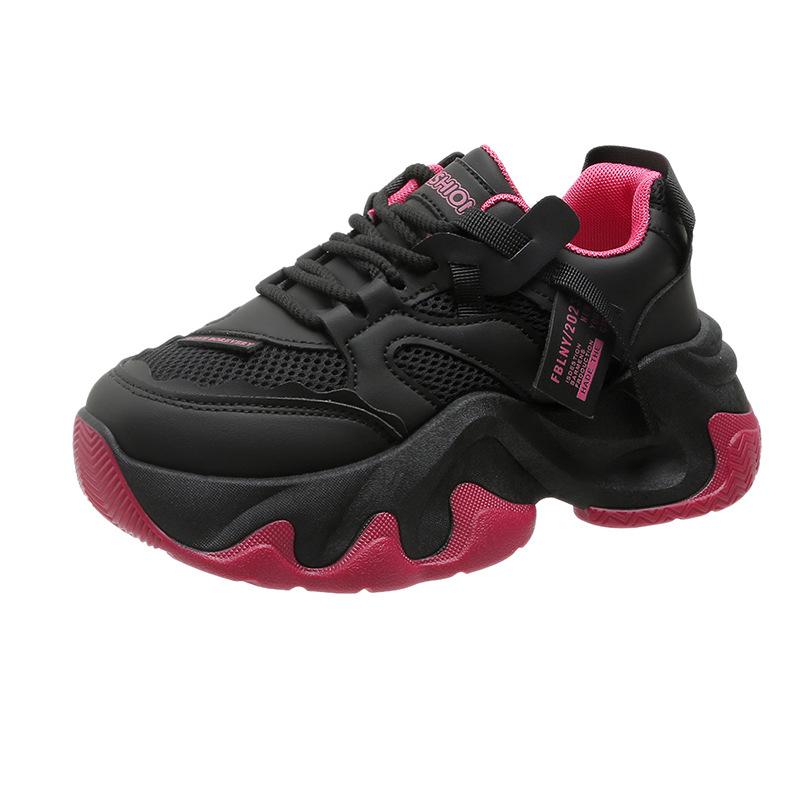 

Internet celebrity explosion platform small women s shoes 2025 new spring versatile casual shoes dad shoes women ins super fire 35 красный