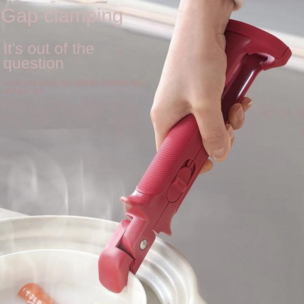 New 2in1 Anti Scalding Clip Meal Bowls Tongs Silicone Kitchen Bowl Dish Clip Durable Non-slip Gripper Anti-hot Clip Kitchen