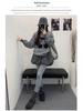 Korean Style Women's Elastic High Waist Padded A-line Mini Skirt-Pants for Autumn/Winter